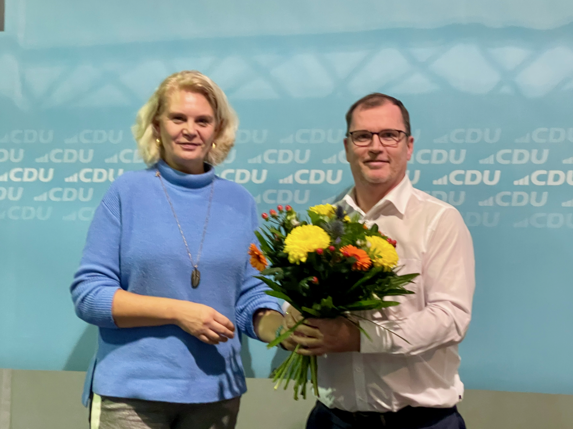 Dr. Saskia Ludwig MdL  und Christian Groe